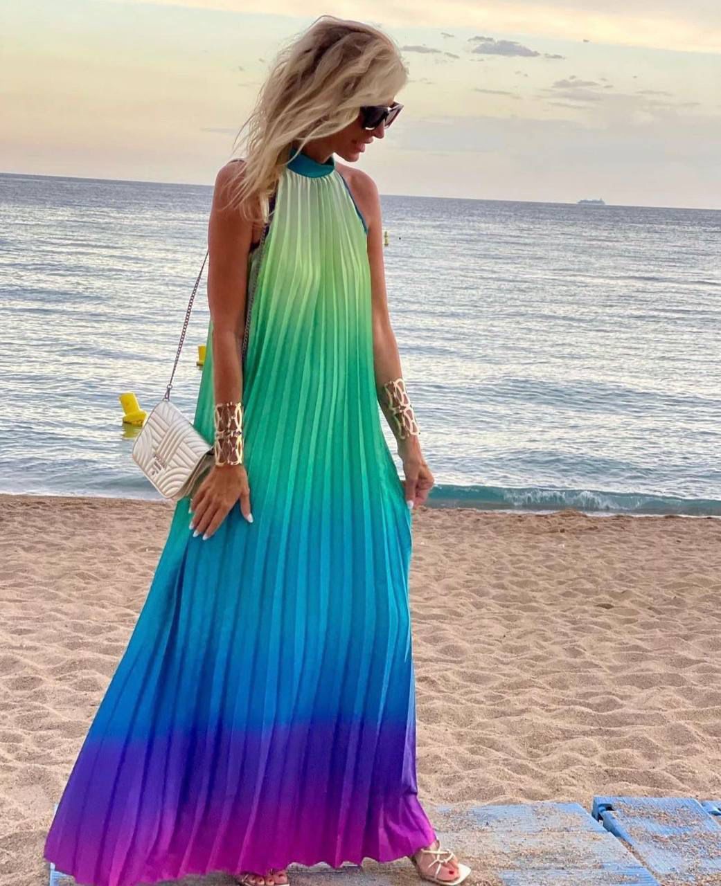 Pleated Summer Dress